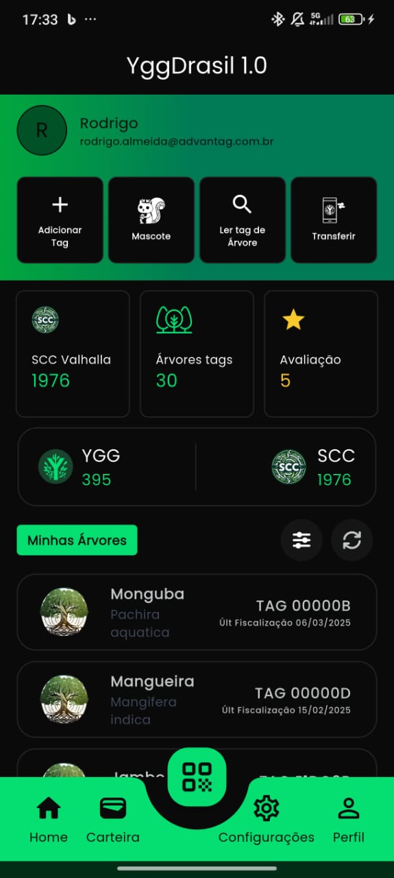 YggDrasil Aplicativo Mobile